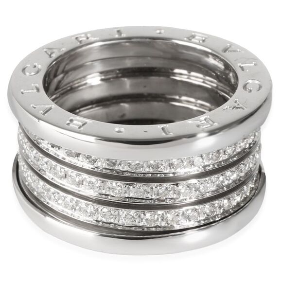 BVLGARI B.zero1 Ring in 18k White Gold 0.75 CTW - Picture 2 of 4